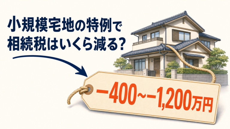 小規模宅地の特例で相続税はいくら減る？── 実家の土地80%減を使える人・使えない人