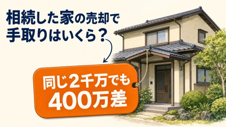 相続した家の売却で手取りはいくら？── 税金の早見表と、間に合わせたい3つの期限