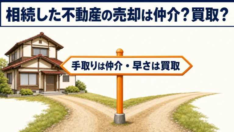 相続した不動産の売却は仲介？買取？── 売る流れと種類別の注意点